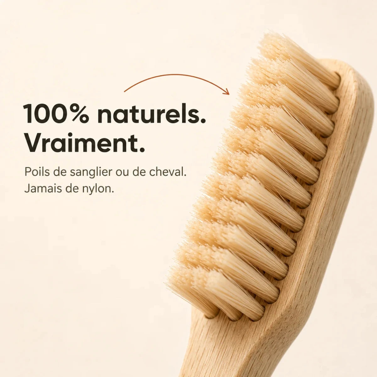 Brosse Bambou - Zéro Plastique - Senaiye